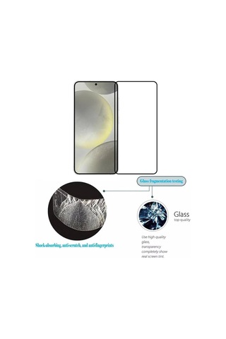 Samsung Galaxy S24 Plus Tamperli Ekran Cam Koruyucu 9h Glass Screen Protector Tam Kaplayan Film