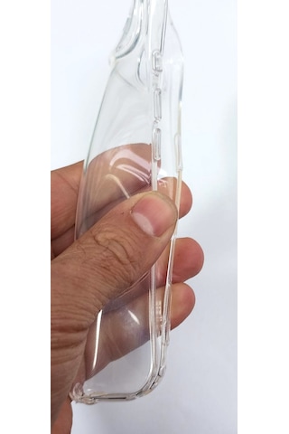 Apple Uyumlu iPhone 17 Air Kamera Ve Ekran Çıkıntılı Yumuşak Şeffaf Kılıf Şeffaf