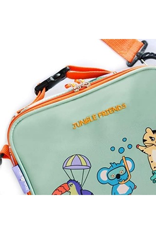 Milk Moo Soft Cuddles & Isı Yalıtımlı Beslenme Çantası Jungle Friends .