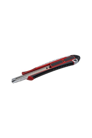 İzeltaş Pro Metal Gövde Emniyetli Otomatik Kilitli Dar Maket Bıçağı 9 MM