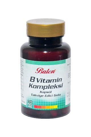 Balen B Vitamin Kompleksi 425 Mg 60 Kapsül 3 Adet