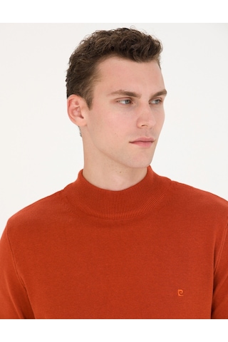 Pierre Cardin Erkek Kiremit Triko Kazak 50276161-vr031 Kiremit