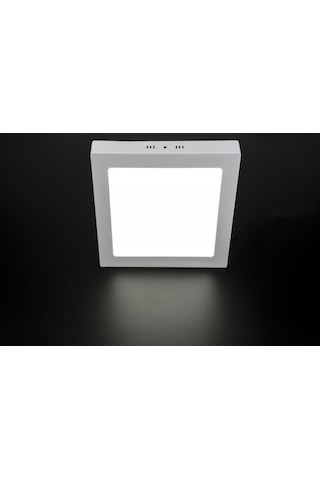 24 Watt Günışığı Ledli Çok Kaliteli Sıva Üstü Tavan Armatür 22 X 22 Cm Kare Sıva Üstü Tavan Armatürü Beyaz