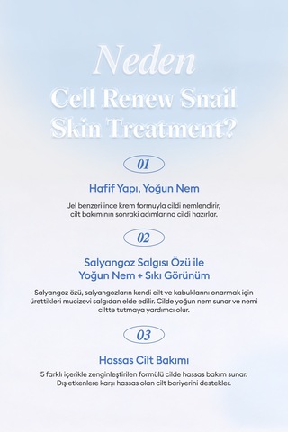 Missha Super Aqua Cell Renew Snail Skin Treatment Salyangoz Özlü Nemlendirici & Aydınlatıcı Esans 130 ML