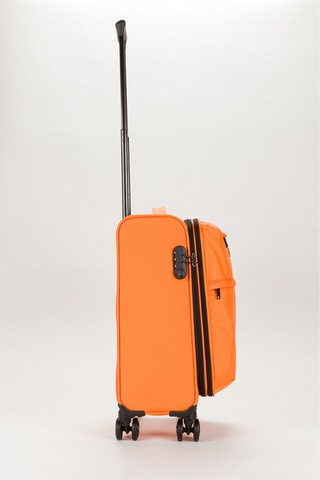 Unisex Kabin Boy Kumaş Valiz 028-03 Turuncu