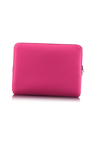 Skycity 15"-15.6" Dizüstü Bilgisayar/ultrabook Kılıfı - Pembe, Hızlı Fermuar, Yumuşak Yastık, İnce Tasarım Pembe