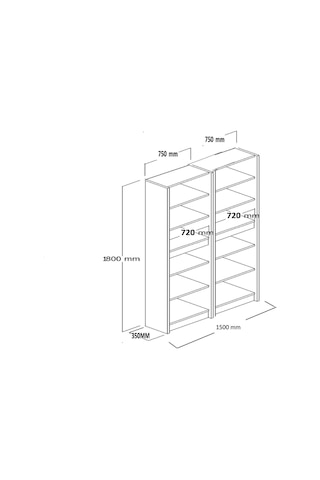 Umg Mobilya Voltra Patentli Çok Amaçlı Dolap, Mutfak Dolabı, Banyo Dolabı, Kiler Dolabı, Ayakkabılık Meşe