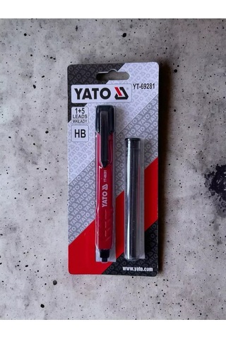 Yato Marangoz Ve Duvarcı İçin Otomatik Kurşun Kalem, + 5 Yedek Uç, Yt-69281 280364396