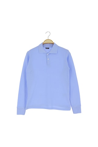 Crassi Erkek Çocuk Okul Sweatshirt Manşetli Gök Mavi