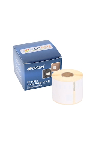Ecotag Dymo 99015 LabelWriter Muadil Disket Etiketi 70 MM X 54 MM 320 Adet