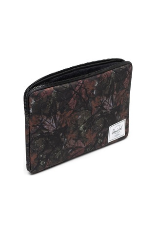 Herschel Anchor 15"/16" Inc Laptop Macbook Uyumlu Tablet Kılıfı Siyah Yaprak Desenli