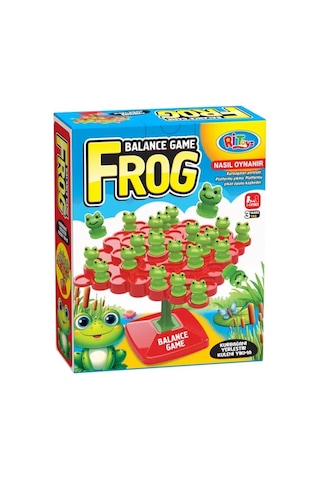 Frog Game Balance Denge Oyunu Kurbağa Denge Akıl Zeka Strateji Aile Kutu Oyunu