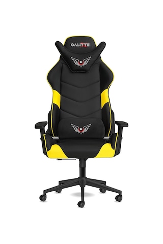Samurai Ss Oyuncu Koltuğu Premium Pu Deri Gaming Koltuk Deri, Sarı Çok Renkli