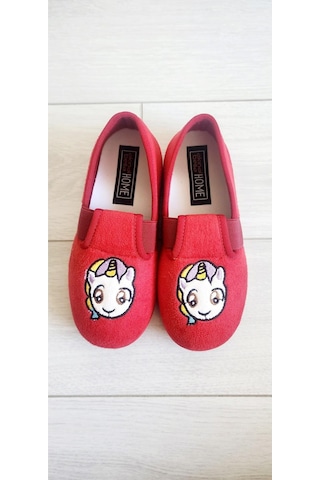 Unicorn Figürlü Yumuşak Kışlık Ev Pandufu 001