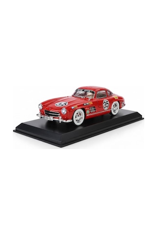 Mercedes-benz 300 Sl 19054 Model Tasarımlı 1:24 Ölçek Kapıları Açılan Gerçekçi Detaylı Model Araba
