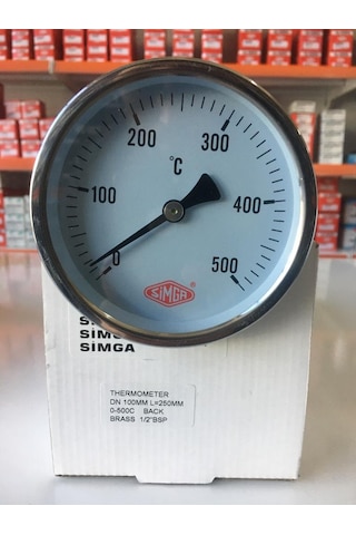 Simga 100 500c' 25 CM Dalma Boyu Fırın Termometresi
