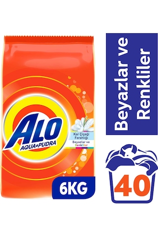 Alo Toz Çamaşır Deterjanı Beyaz & Renkli 40 Yıkama 6 KG