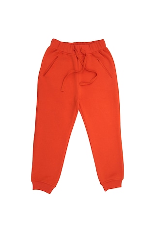 Recycle Pamuk  Şardonlu Kışlık Orange Kız Çocuk Eşofman Altı Turuncu