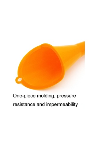 Sones 10 Adet Araba Eller Serbest Plastik Yakıt İkmal Hunisi Turuncu