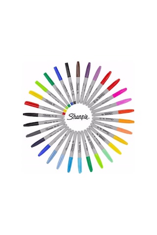 Sharpie Markör Permanent Fine Kertenkele 30'lu 2061335