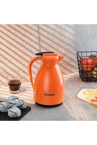 Schafer Kitchenhouse Cam Termos 1 L Turuncu