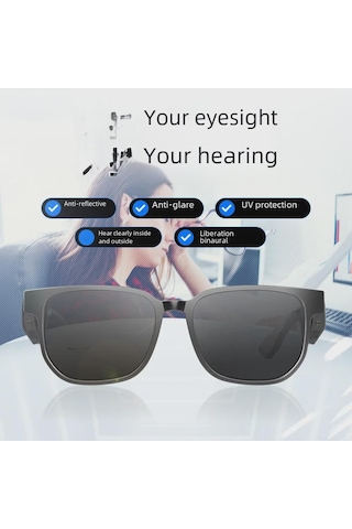 "gs09 Akıllı Bluetooth Güneş Gözlüğü: Sürüş, Müzik, Aramalar Ve Navigasyon İçin Otomatik Geçiş Gözlükleri"