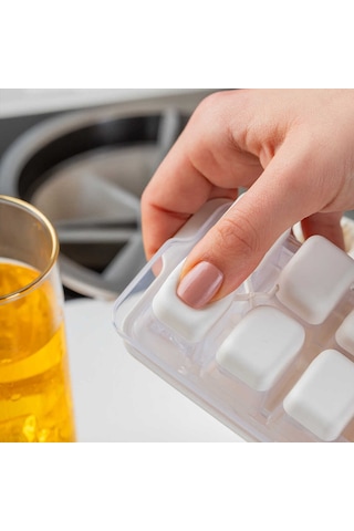 Porsima 16015 2 Adet Mini Yapışmaz Silikon Bas Çıkar Buz Kalıbı