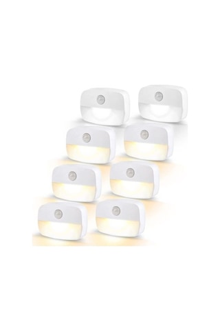 Hareket Sensörlü Led Gece Lambası, İç Mekan Gece Lambası Dolap Aydınlatması, Araba