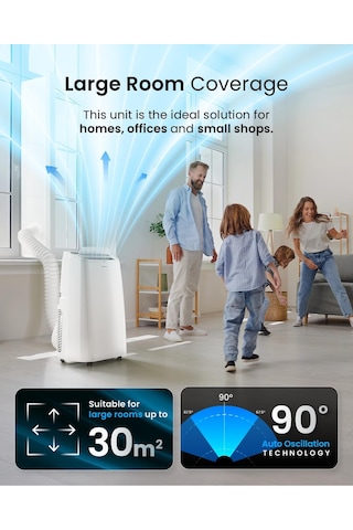 Pro Breeze 4'ü 1 Arada 12.000 BTU Akıllı Klima
