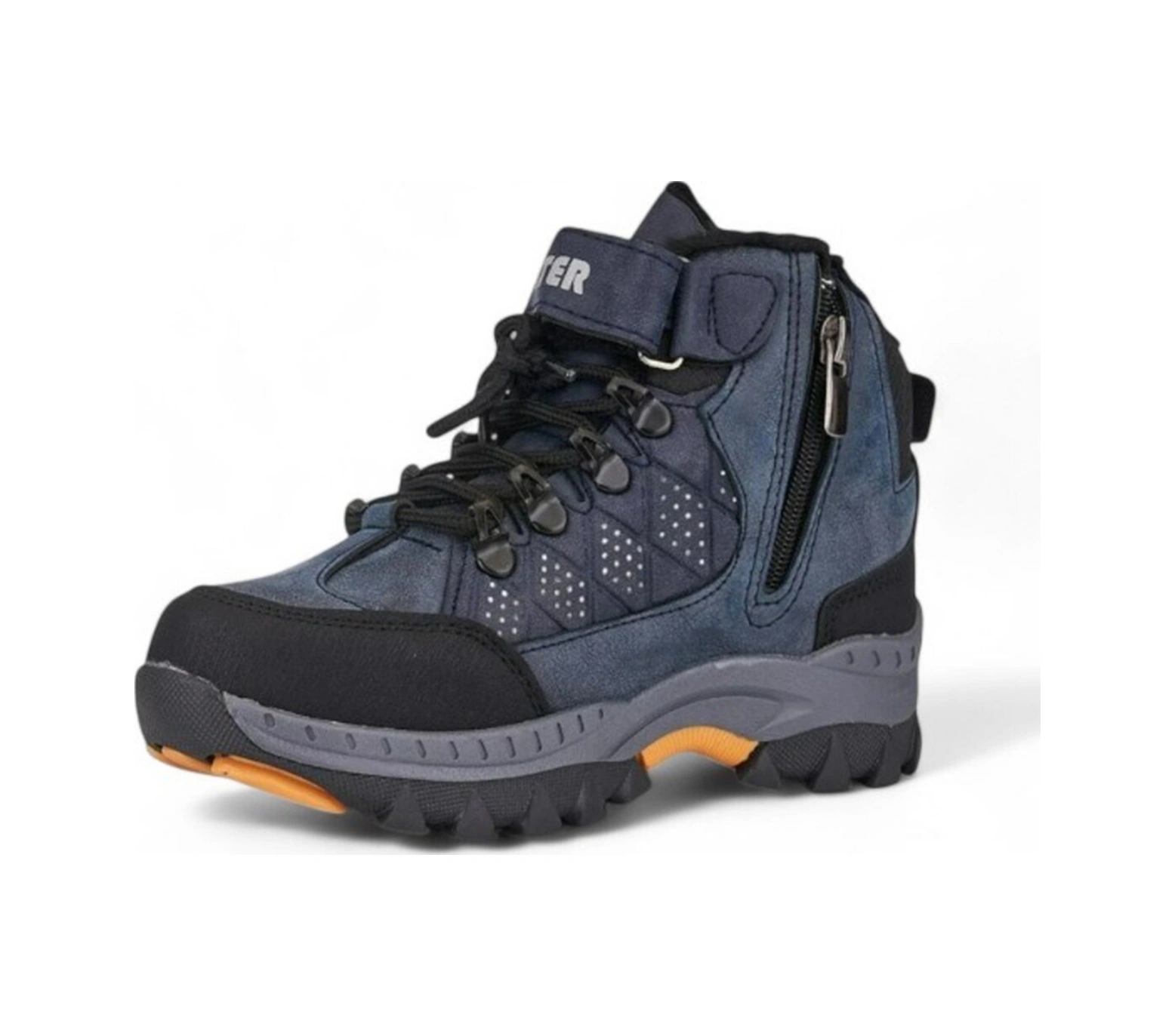 Unisex Çocuk Füme 0rtopedik Bot Lacivert