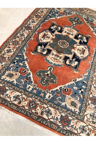 El Dokuma Ipek Yün Iran Tebriz Halı 292X200Cm 008