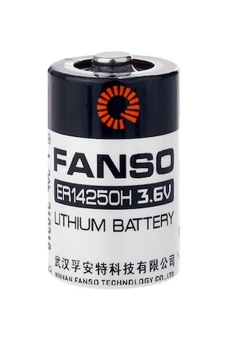 Fanso Er-14250 3.6 Volt 1/2aa Kısa Lityum Pil 1200 Mah Alarm Bilgisayar Pili
