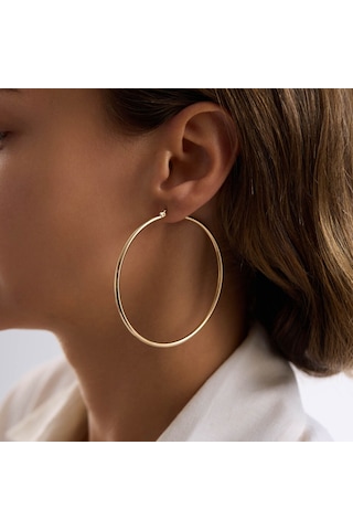 14k Altın Halka Küpe 1.8 Mm 6.5 Cm T14317 Renkli