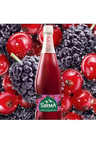 Sırma B Vitaminli Karadut & Frenk Üzümü Aromalı Doğal Maden Suyu 1 Lt X 6 Adet