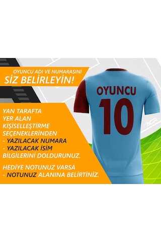 Acr Giyim Kişiye Özel Futbol Forması - Dizayn : Bordo & Mavi 19 Bordo