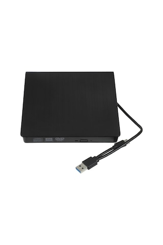 Maxgo 3124 Harici Dvd Rw External Taşınabilir Ultra Ince Usb 3.0 Tyce C Cd/dvd Optik Okuyucu