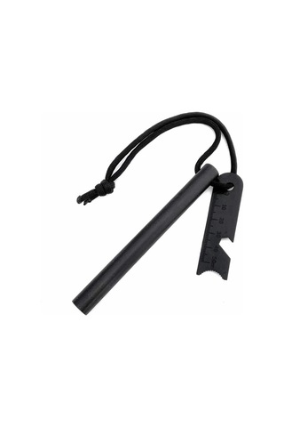 Valkyrie 10cm Boy 1cm En Full Magnezyum Ateş Başlatıcı Bar -%100 Katkısız Alüminyum İçermez Fire Starter Siyah Çok Renkli