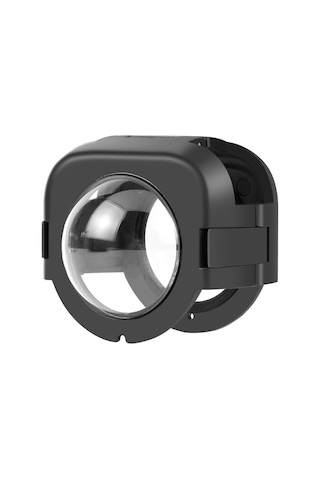 Insta360 X4 Puluz İçin Geçmeli Lens Koruma Koruyucu Kapak Siyah