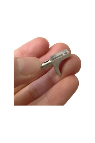 Raf Pimi Düz Vantuzlu Cam Ahşap Metal Raf Tutucu Çivisi Mobilya Dolap Pimi 50 Adet