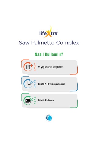 Lifextra Saw Palmetto Complex 30 Yumuşak Kapsül