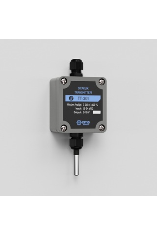 Ems Kontrol - Sıcaklık Transmitteri 4-20 Ma / -20 - +80 C