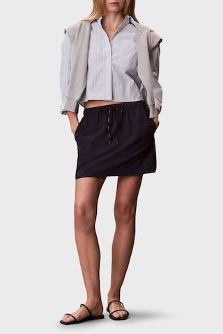Calvin Klein Bayan Gömlek Lv047f105g C1o Mavi Mavi