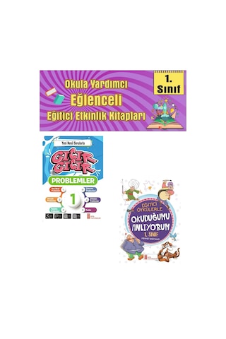 1.sınıf Yeni Nesil Sorularla Gıcır Gıcır Problem + Eğitici Öykülerle Okuduğumu Anlıyorum