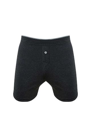 6 Adet Güryıldız Erkek Penye Düz Renk Havlu Bel Boxer Short 24509