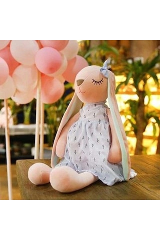 Kawaii Uyku Arkadaşım Uzun Kulak Peluş Tavşan 35 CM