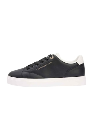 Tommy Hilfiger Kadın Marka Logolu Günlük Kullanıma Uygun Siyah Sneaker Fw0fw09105 0gj-13135 Siyah