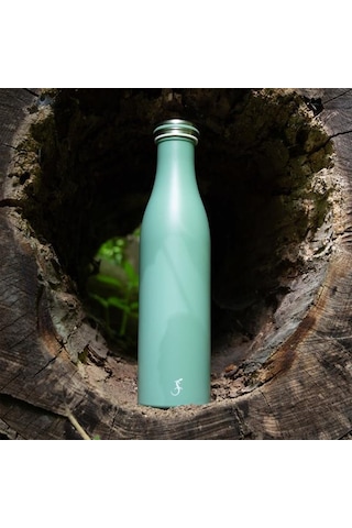 Lurch - 750 Ml Adaçayı Yeşil, Paslanmaz Çelik Termos - Çift Cidarlı, Sızdırmaz - 240807 Beyaz
