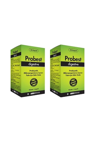 Probest Digestive 20 Kapsül 2'li Avantaj Paketi