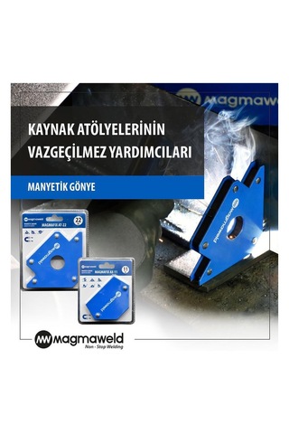 Magmaweld Magmafix Ax-11 Mıknatıslı Manyetik Kaynak Gönyesi 11 Kg, 5 Açılı