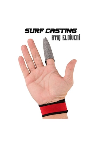 Fujin Pro Angler Surf Casting Atış Eldiveni Red
